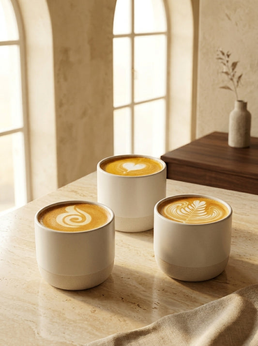 Japanese Style Ceramic Espresso Cup Vintage Stoneware 100-230ml