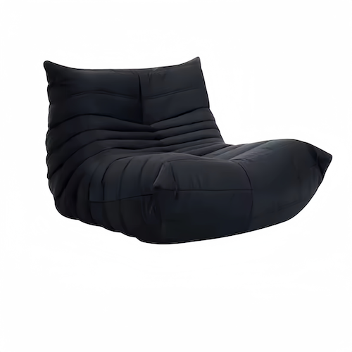 Togo Armchair Foam Lounge Chair | Suede Leather Corduroy
