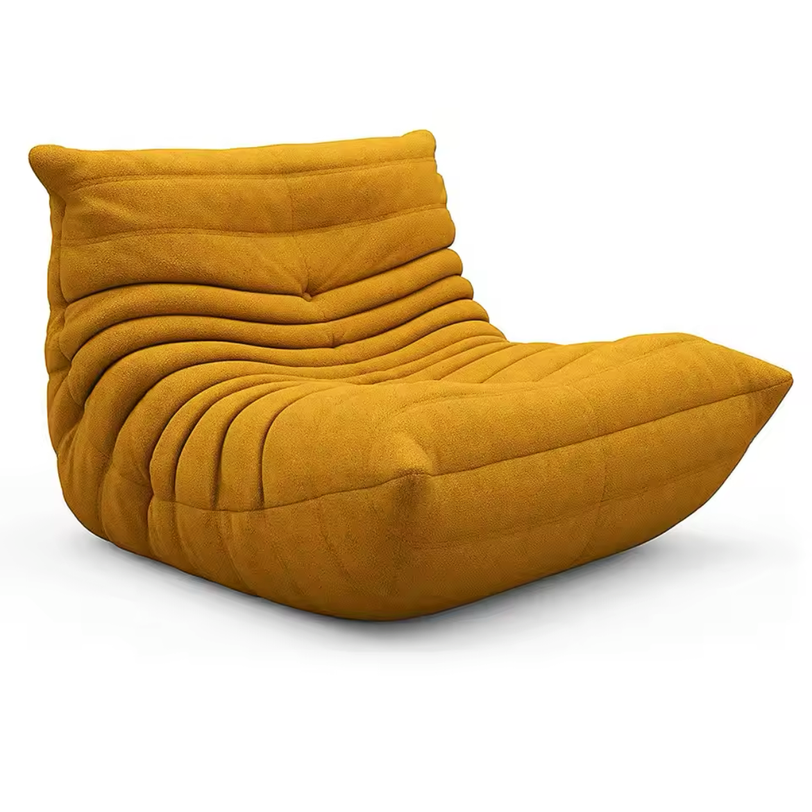 Togo Armchair Foam Lounge Chair | Suede Leather Corduroy