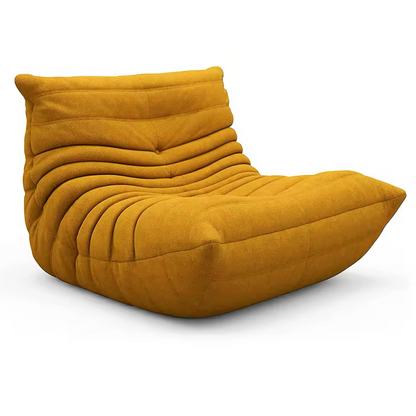 Togo Armchair Foam Lounge Chair | Suede Leather Corduroy