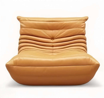 Togo Armchair Foam Lounge Chair | Suede Leather Corduroy