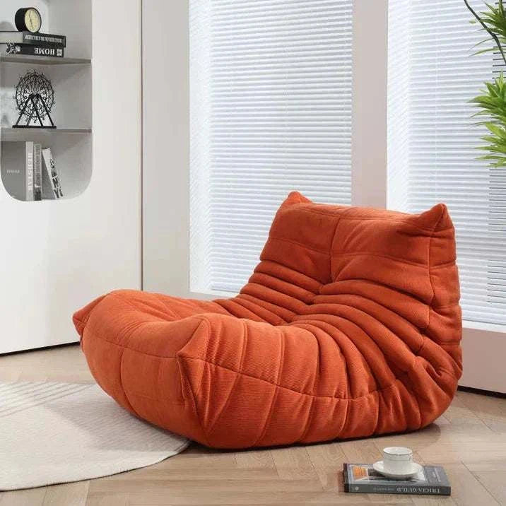 Togo Armchair Foam Lounge Chair | Suede Leather Corduroy