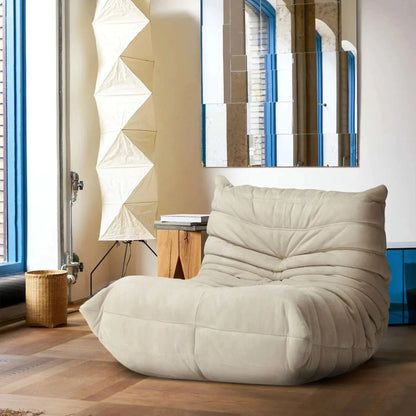 Togo Armchair Foam Lounge Chair | Suede Leather Corduroy