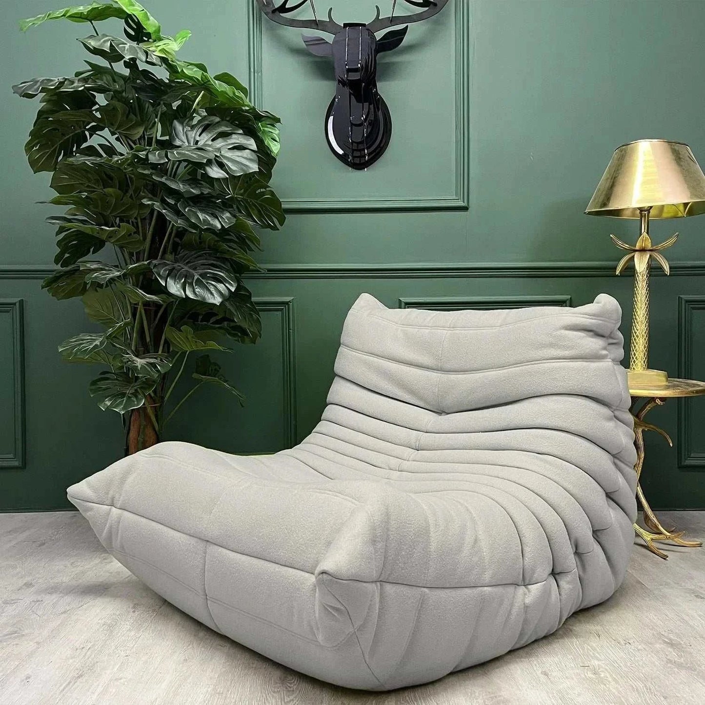 Togo Armchair Foam Lounge Chair | Suede Leather Corduroy