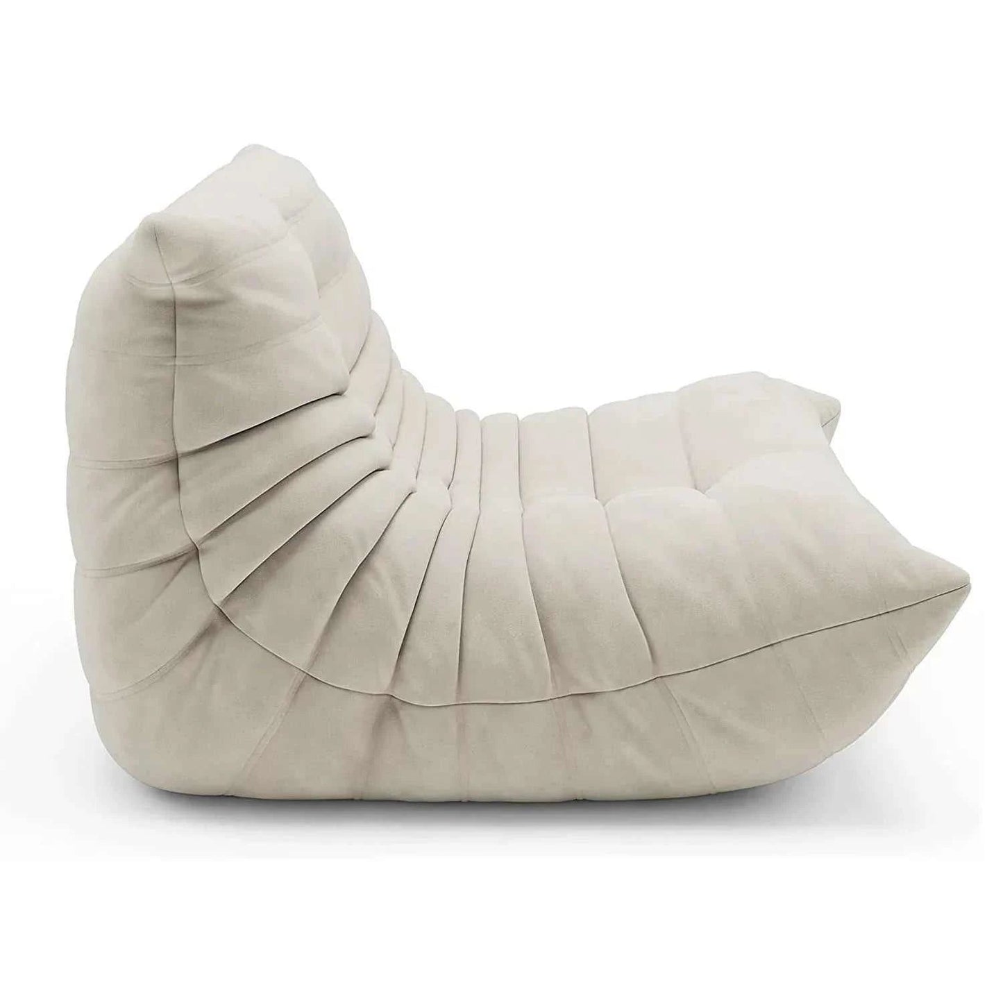 Togo Armchair Foam Lounge Chair | Suede Leather Corduroy